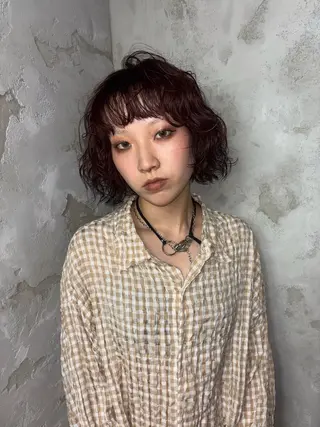カラー 小塚 玲奈のヘアスタイル