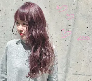 ロング カラー moana surfriderのヘアスタイル