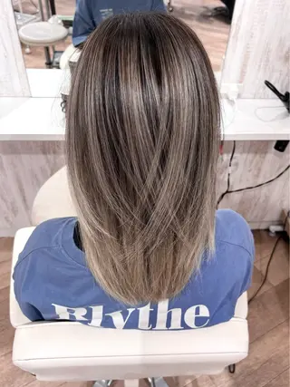 ロング カラー お肌トーン🆙カラー 全ての女性を艶髪にのヘアスタイル