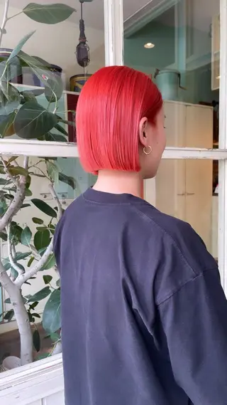 ショート カラー sourire  西大分所属・sourire西大分 ☘️いけだ　あおいのヘアスタイル