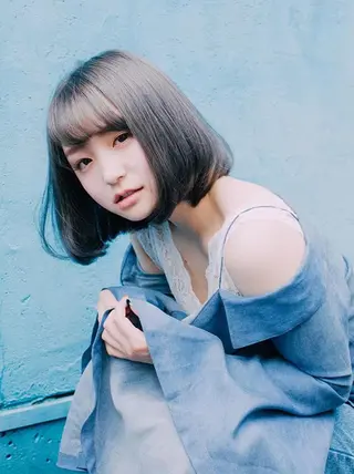 カラー 大島 千怜のヘアスタイル