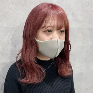 セミロング カラー _WHITE 天神店 YUMEKA🐻のヘアスタイル