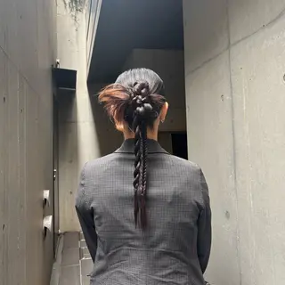 ロング ヘアアレンジ 〖❁田尻千尋| LEONID❁〗のヘアスタイル