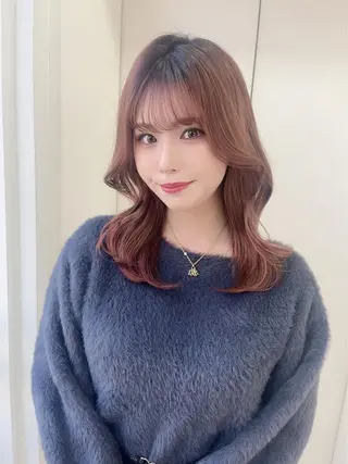ロング 縮毛矯正 🎨銀座のヘアスタイル