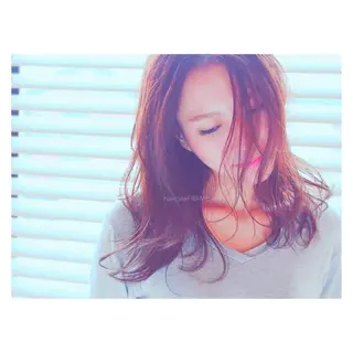 セミロング ロング FRAME所属・FRAME/髪を育 てる/大人デザインのヘアスタイル