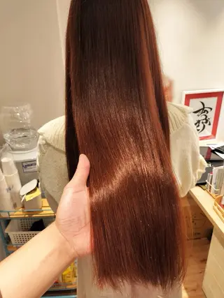 ロング 小倉 夢乃のヘアスタイル