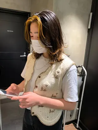 ミディアム カラー アンニュイヘア🪽 ayumiのヘアスタイル