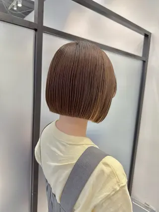 ショート SALOWIN心斎橋Suite店所属・ブリーチ毛にもできる 縮毛矯正|鷹司郎のヘアスタイル