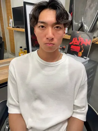 ショート メンズ MOTEL men's andshaving所属・鶴見 光のヘアスタイル