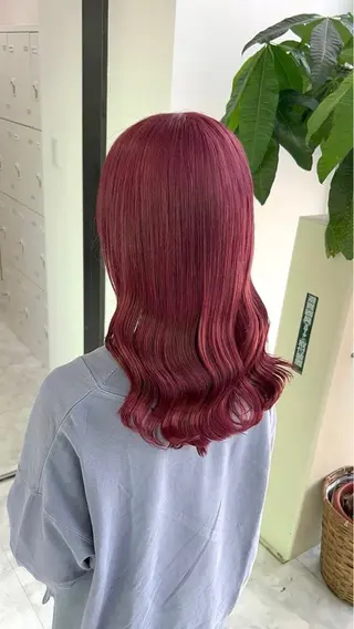 ミディアム カラー ヘアアレンジ NANA🥀韓国ヘア /レイヤー/暖色🥀のヘアスタイル