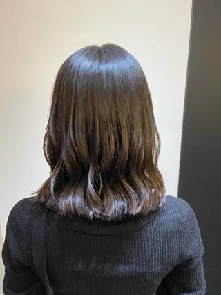 ミディアム ハイトーンカラー 🦋yuri🦋のヘアスタイル