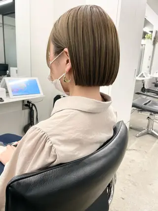 ショート ヘアアレンジ ボブ/ミニボブ/ 立河今日子のヘアスタイル