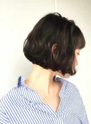 ショート パーマ 福地 礼奈のヘアスタイル