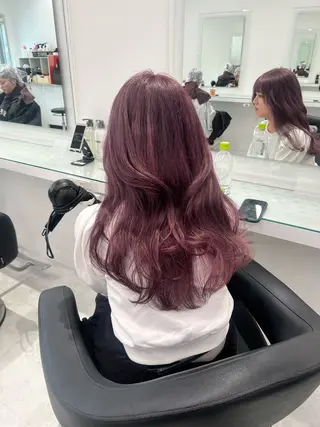 カラー ブリーチなし透明感 💗RYOTAのヘアスタイル