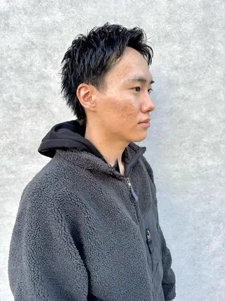 メンズ 米元 春奈のヘアスタイル