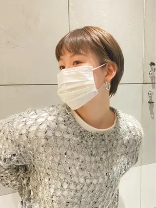 ショート 艶感/ナチュラル 🩵amiのヘアスタイル
