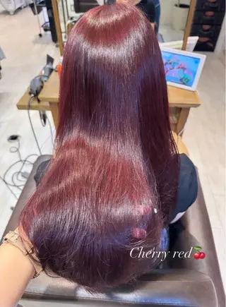 ロング カラー レイヤーカット、 大人可愛い　中村美羅のヘアスタイル