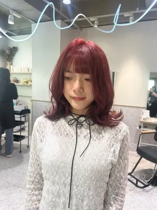 カラー ♡ハイトーン★ ネイル/しの♡のヘアスタイル