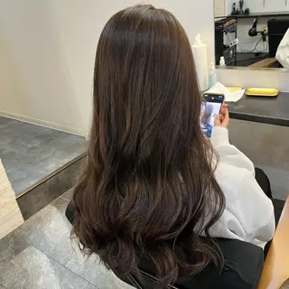 ロング カラー hair salon chic.所属・chic.エクステ. 艶カラー.miu🦊のヘアスタイル