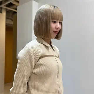 ショート ぱつっとボブ/ショ ート/高田明日美のヘアスタイル