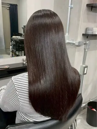 ロング Haruka韓国風 似合わせカット♡のヘアスタイル