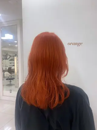ロング カラー tomona 𝜗𝜚のヘアスタイル