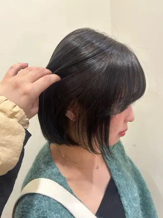 ミディアム 顔周り/レイヤー/ 透明感/あやか💕のヘアスタイル