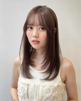 ミディアム sora/レイヤー/ 似合わせカット🎀のヘアスタイル