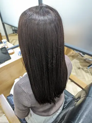 ロング ✨METEO導入店✨ 髪質改善×縮毛矯正のヘアスタイル