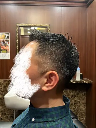 ショート ヒロ銀座バーバーショップ丸の内所属・秋山 琳太のヘアスタイル