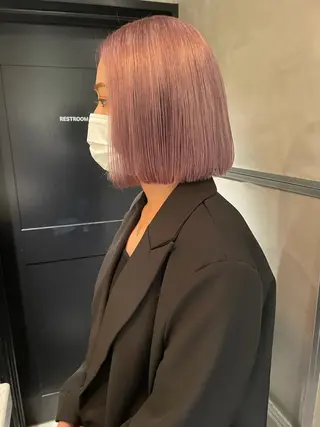 ミディアム カラー classic 新横浜所属・大人girly🛋️ 🤍yukakoのヘアスタイル