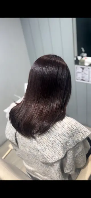 カラー 酸性縮毛矯正/ 髪質改善/信之介のヘアスタイル