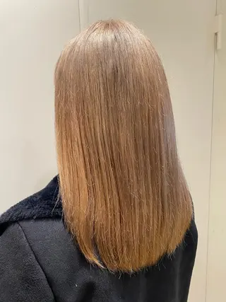 ミディアム カラー kawabe maikoのヘアスタイル