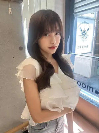 ロング hair salon dot.mooda所属・カラーモデル募集中 🎀🫧Rinnaのヘアスタイル