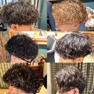 パーマ メンズ メンズパーマ眉毛 特化アユム🔥のヘアスタイル