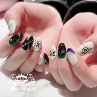 ネイル あ きのネイルデザイン