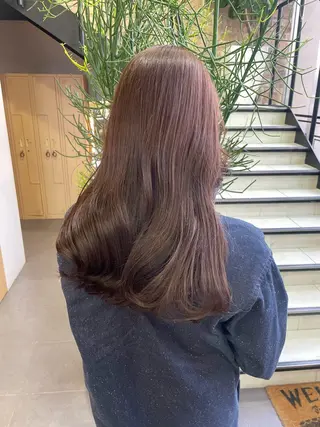 セミロング カラー 🫧カット/パーマ /ネイル/かりん🫧のヘアスタイル