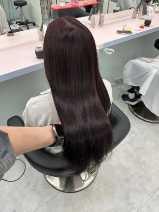 ロング カラー 🫧ハイトーン🫧 ベージュ🫧徹哉のヘアスタイル