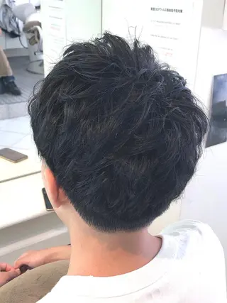 パーマ メンズ 保住 亮太のヘアスタイル