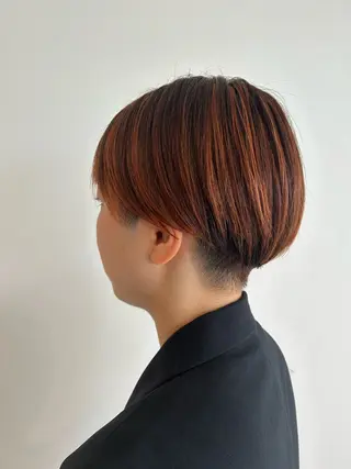 ショート カラー hair salon A 【エース】所属・🫧高鹿汰一髪質改善 /白髪ぼかし🫧のヘアスタイル