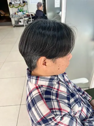 ショート メンズ 暖色🍒艶カラー✨️ コウセイのヘアスタイル