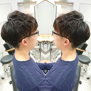 ショート パーマ ACROあべの店所属・艶カラー/インナー /グラデ/大西小百合のヘアスタイル