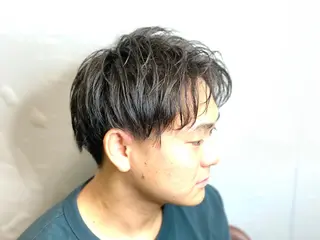 ミディアム メンズ HIRO GINZA 池袋東口店所属・林田 龍明のヘアスタイル