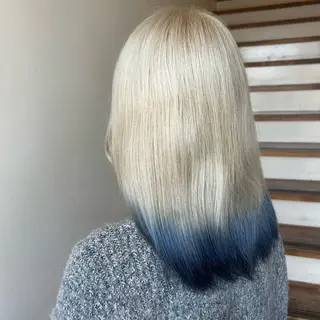 ミディアム カラー ASCH八事店所属・ushimaru sakiのヘアスタイル