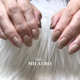ネイル Nails MILAURO所属・MIYUKI /大人シンプルネイルのネイルデザイン