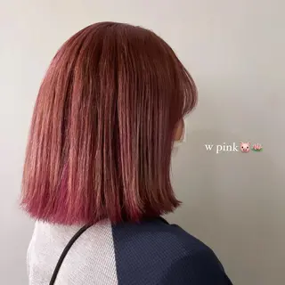 カラー いまかわ ゆなのヘアスタイル