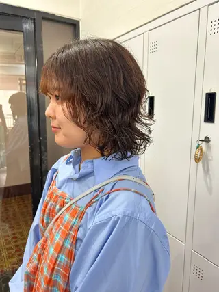 パーマ Yui. ハイトーン/パーマ/のヘアスタイル