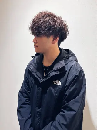 ショート パーマ メンズ ARCHE南堀江所属・ARCHE南堀江 MENS専用のヘアスタイル