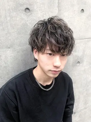 メンズ ショートボブ /綾華のヘアスタイル