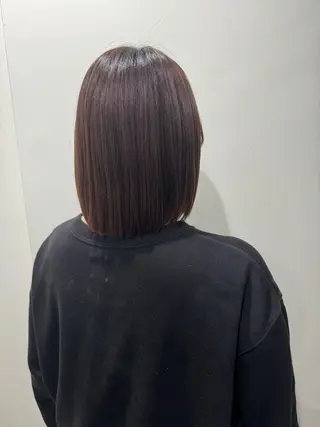 ミディアム カラー 巻ける美髪矯正/ 韓国ヘア/yutaのヘアスタイル